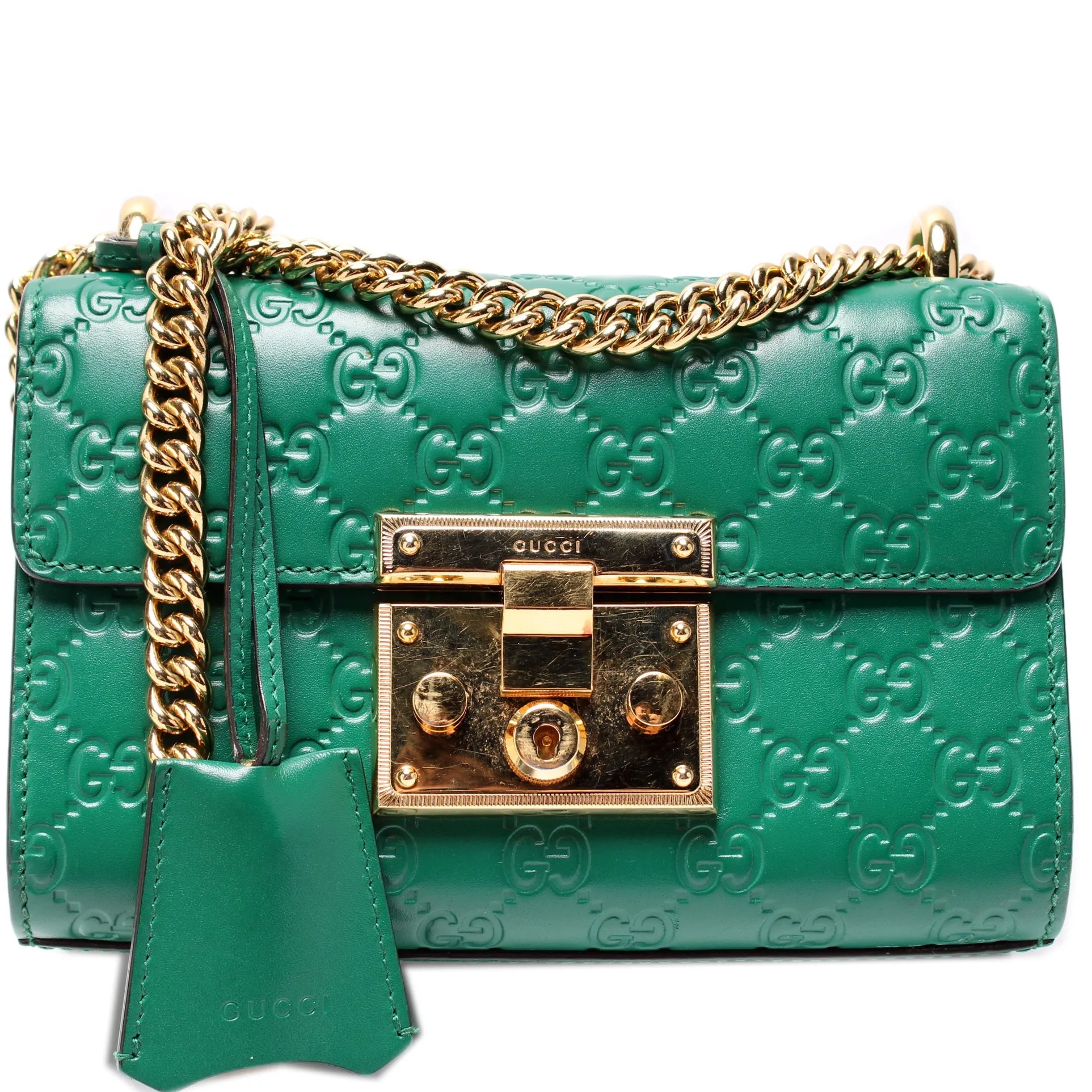 409487 Padlock Guccissima Small