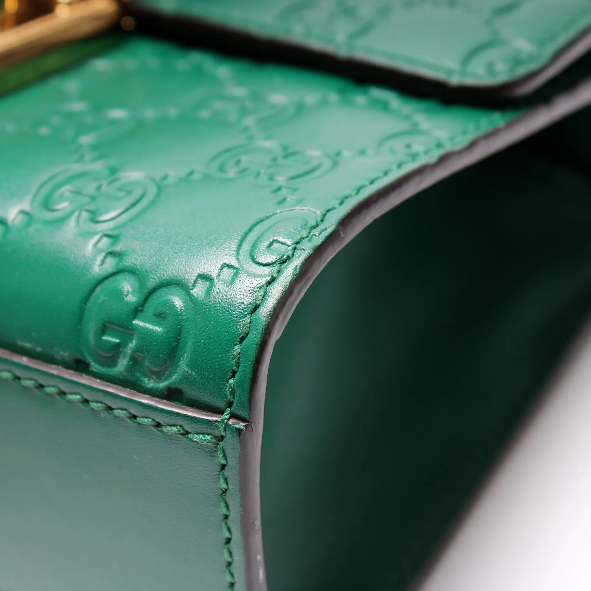409487 Padlock Guccissima Small