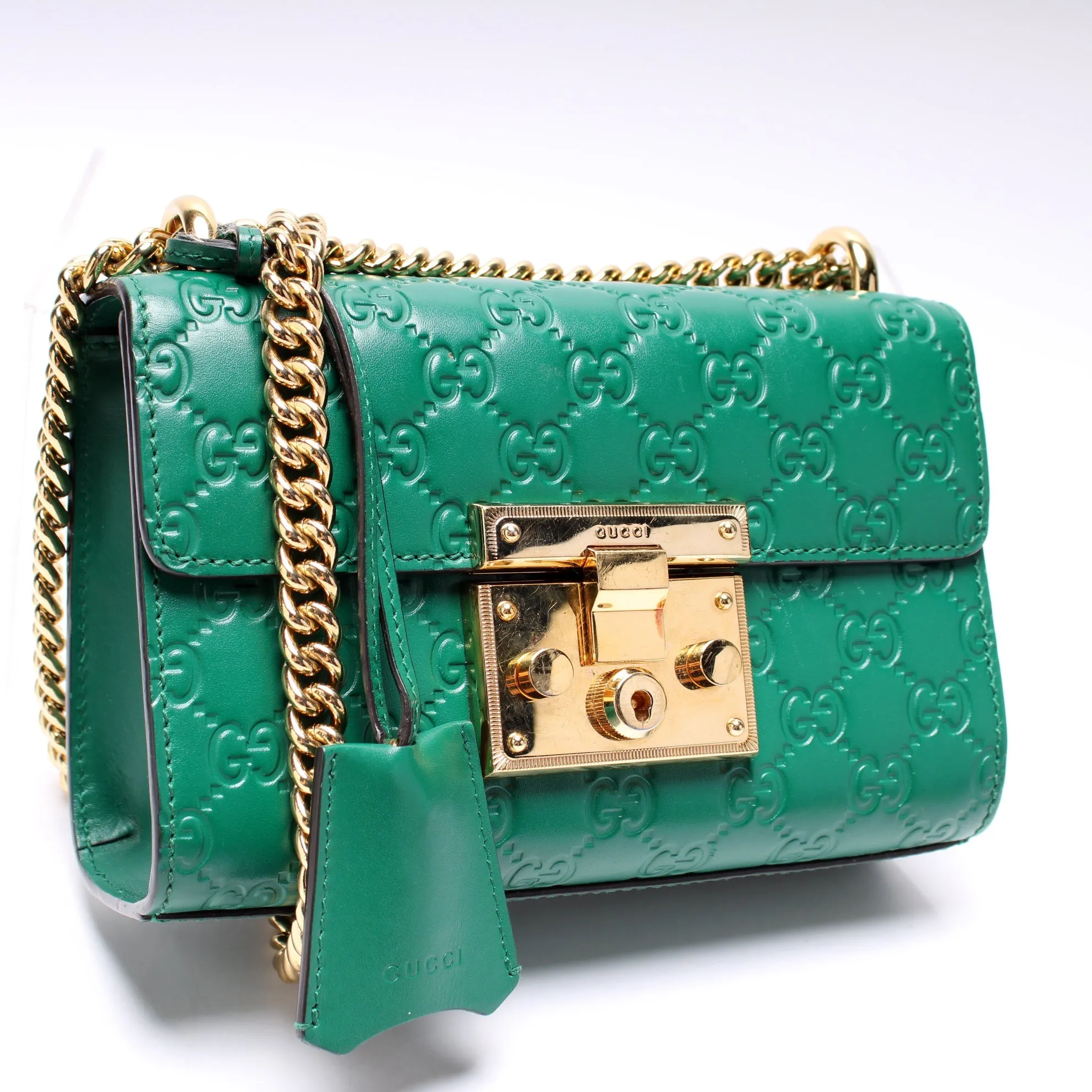 409487 Padlock Guccissima Small
