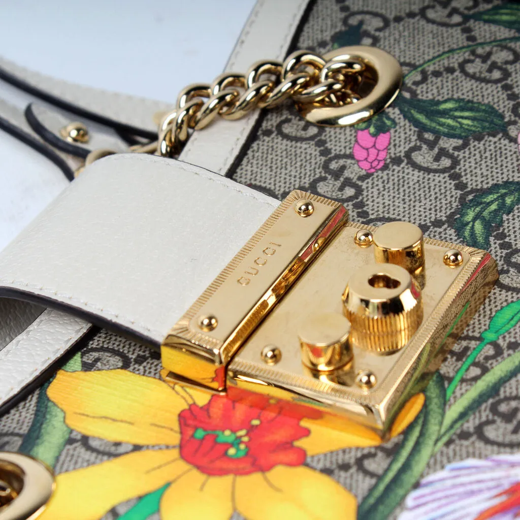 498156 Small Padlock GG Flora