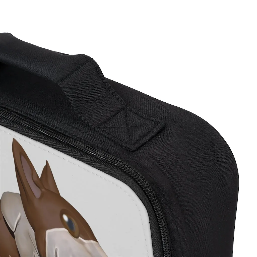 Brown Dog Lunch Bag