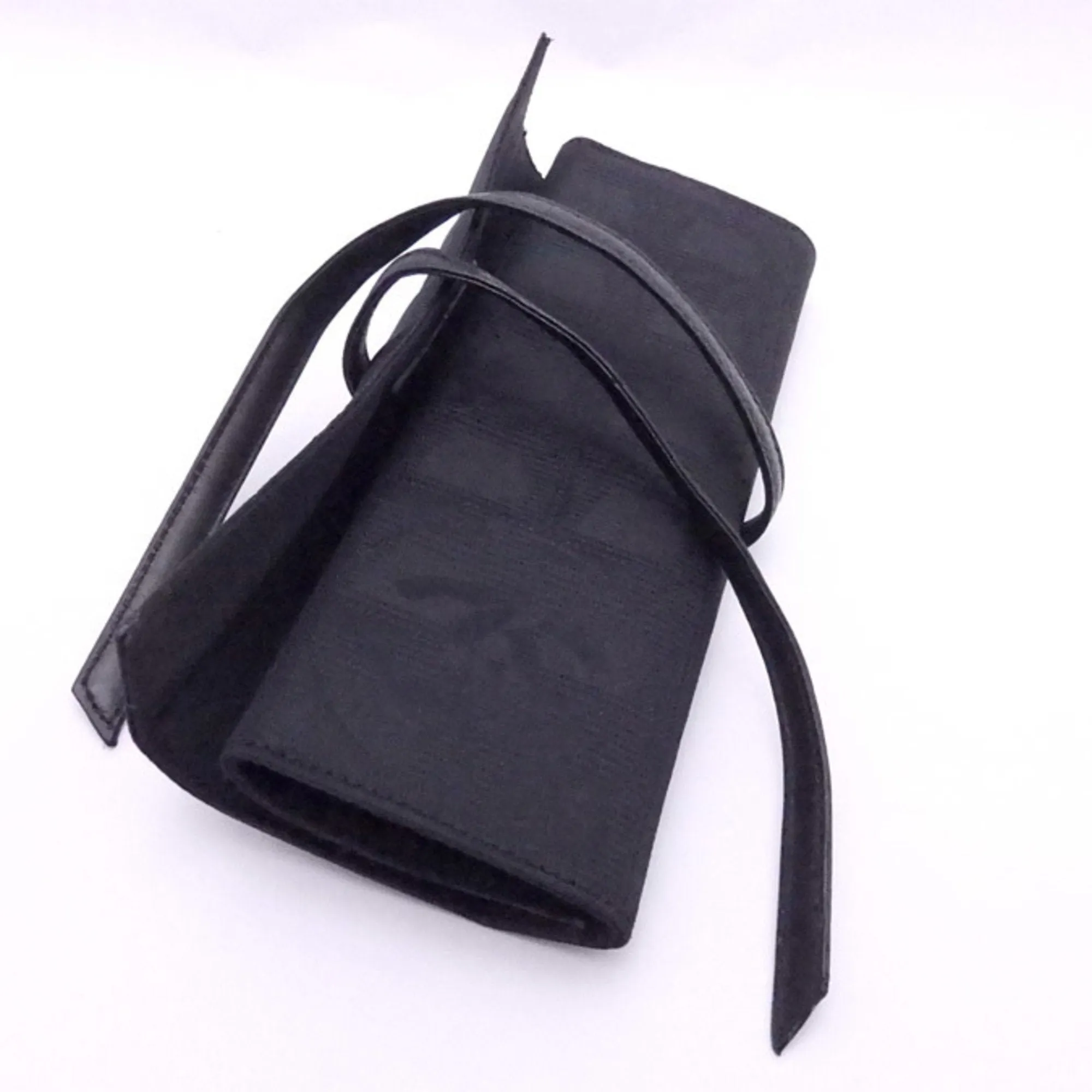 Chanel Black Synthetic Travel line wallet accessories