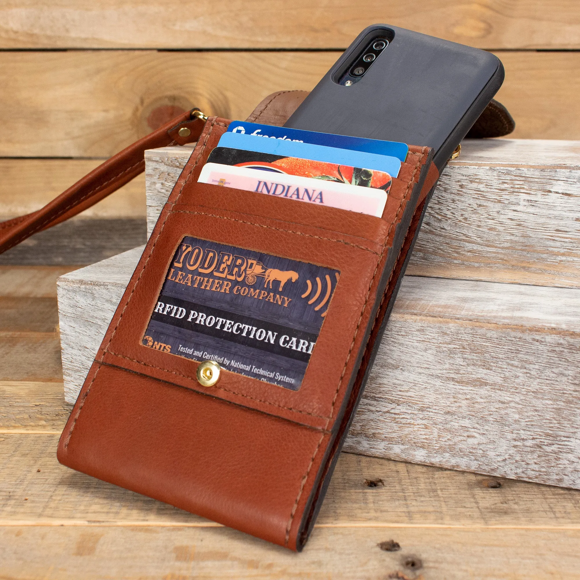 Elephant Rustic Phone Purse