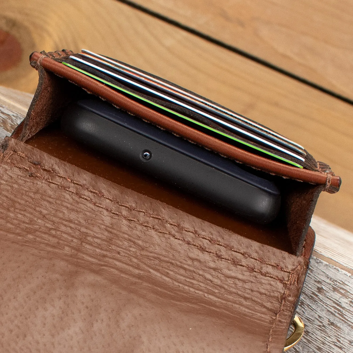 Elephant Rustic Phone Purse