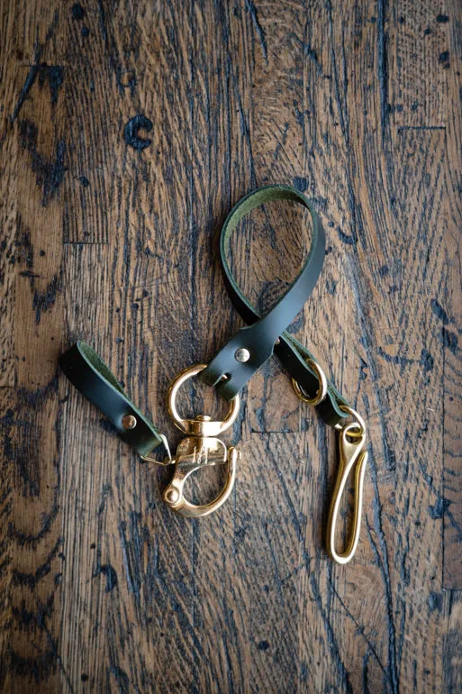 Leather Wallet Lanyard