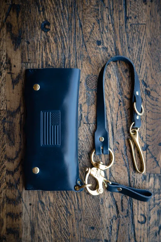 Leather Wallet Lanyard