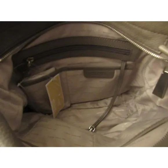 Michael Kors Grey Quilted XL Hobo Bucket Bag