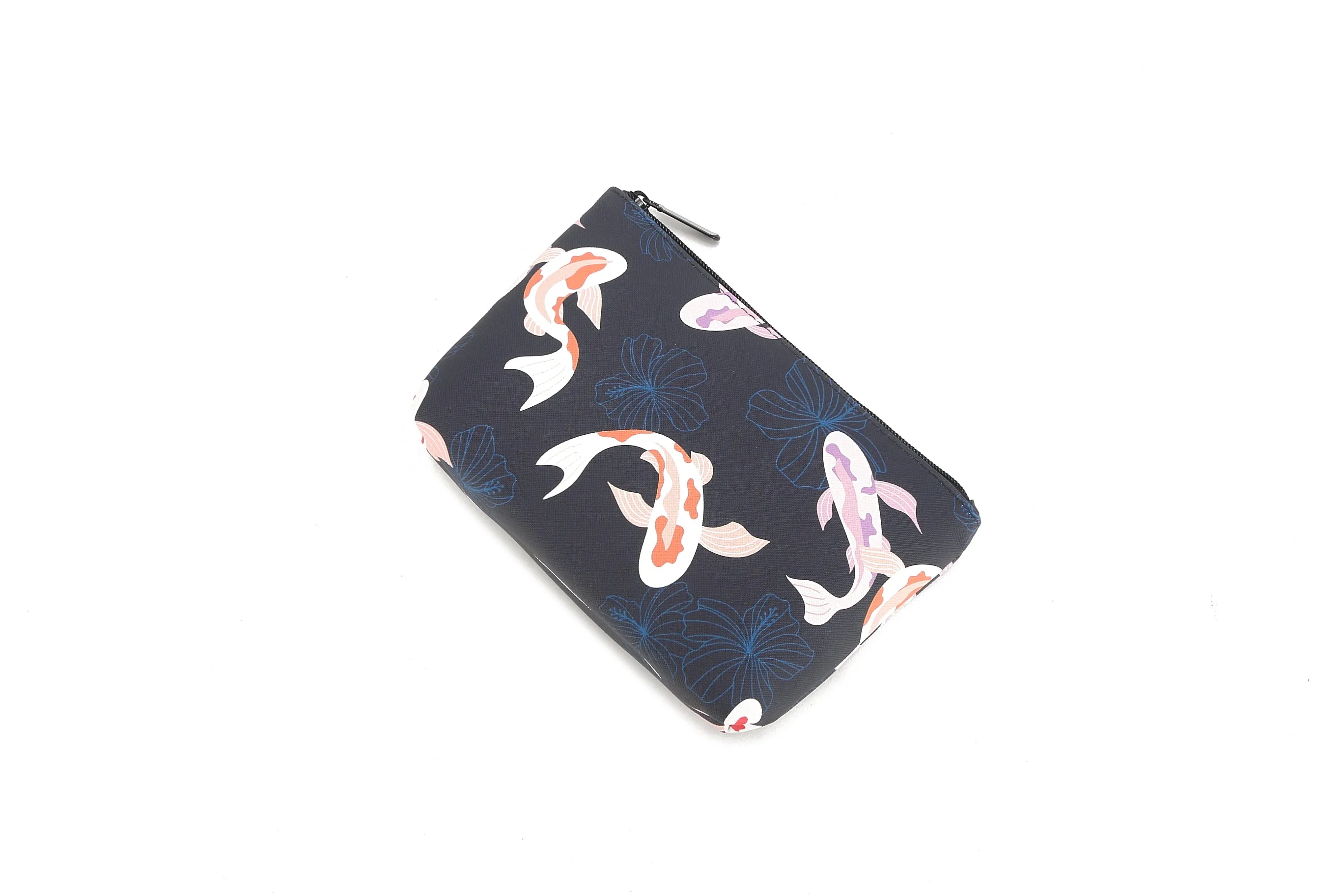 Pouch Gusset Small Koi Navy