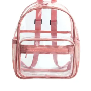 UAKISS  -  New Fashion Transparent PVC Backpack Women Travel Knapsack Student School Bags Small Handbags Female Casual Mini Rucksack